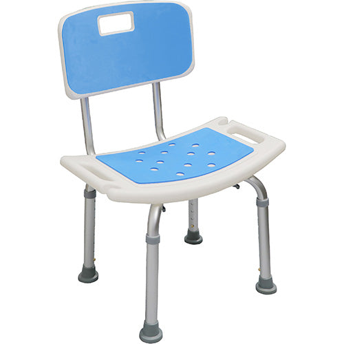 Shower Chair with Padded Back and Seat