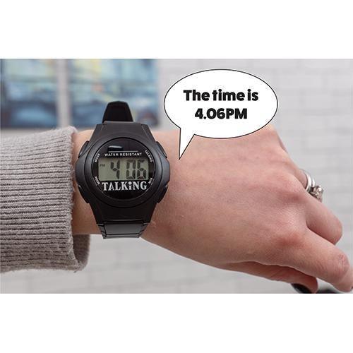 Water Resistant Talking Digital Watch - Rehab and Mobility