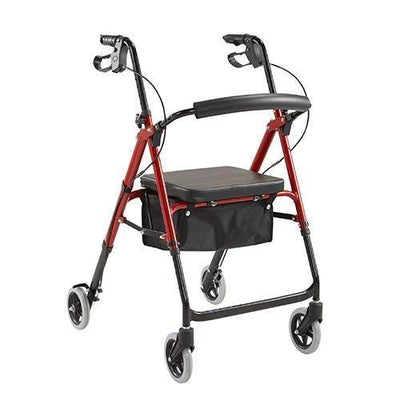 Rollator RM201 Seat Adjustable 6" Castor - Rehab and Mobility