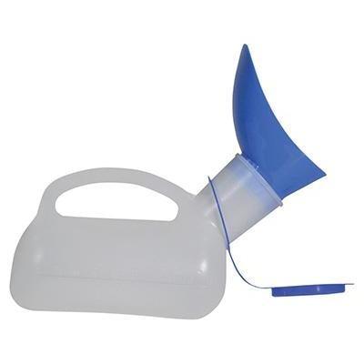 Unisex Male-Female Urinal with Lid - Rehab and Mobility
