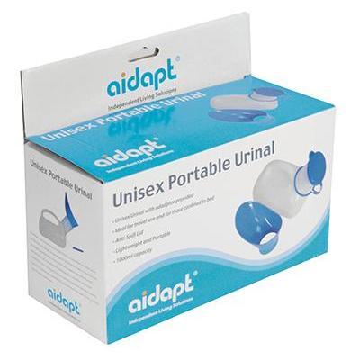 Unisex Male-Female Urinal with Lid - Rehab and Mobility