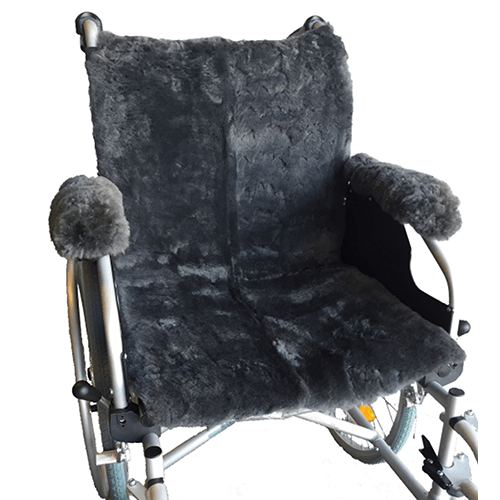 Sheepskin Wheelchair Seat Cover - Rehab and Mobility