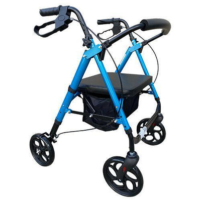 Rollator RM201 Seat Adjustable 8 Castor - Rehab and Mobility