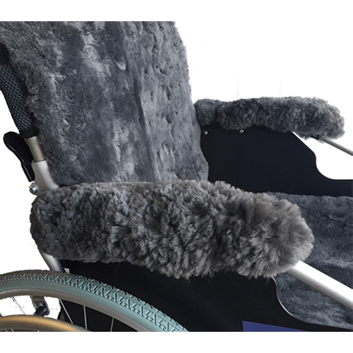 Sheepskin Wheelchair Armrest Covers