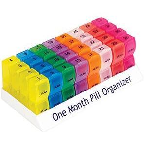 One Month Pill Organiser
