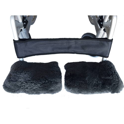 Sheepskin Wheelchair Footplate Covers