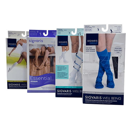 Compression Stockings, Socks and Wraps